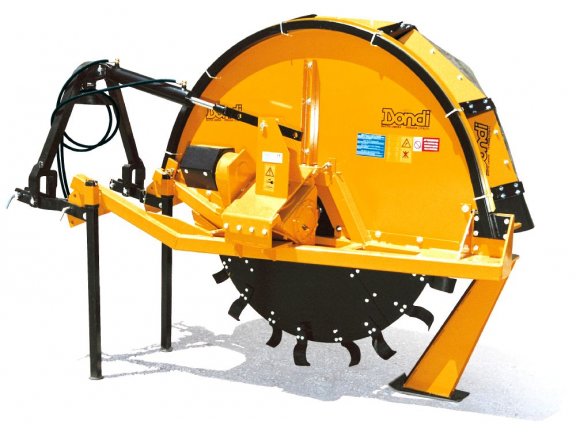 Special single wheel drainage trencher 