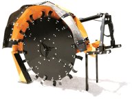 Special single wheel drainage trencher 